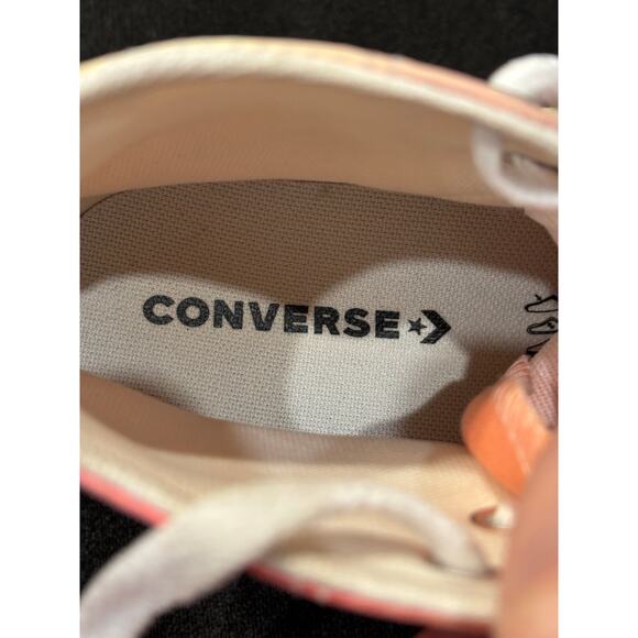 Converse All Star youth high top multicolor pastel lace up sneakers size 2 - Picture 7 of 8